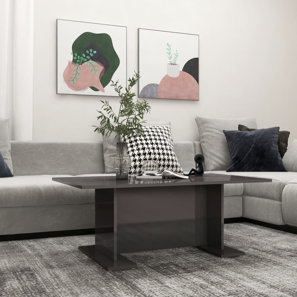 Coffee Table 103.5X60X40 Cm Engineered Wood