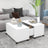 Coffee Table 75X75X38 Cm Engineered Wood