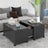 Coffee Table 75X75X38 Cm Engineered Wood