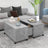 Coffee Table 75X75X38 Cm Engineered Wood