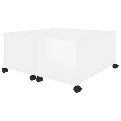 Coffee Table 75X75X38 Cm Engineered Wood