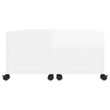 Coffee Table 75X75X38 Cm Engineered Wood