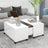 Coffee Table 75X75X38 Cm Engineered Wood