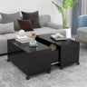 Coffee Table 75X75X38 Cm Engineered Wood
