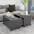 Coffee Table 75X75X38 Cm Engineered Wood