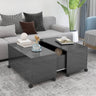 Coffee Table 75X75X38 Cm Engineered Wood