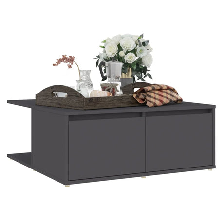 Coffee Table 80X80X31 Cm Engineered Wood