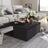 Coffee Table 80X80X31 Cm Engineered Wood