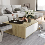 Coffee Table 80X80X31 Cm Engineered Wood