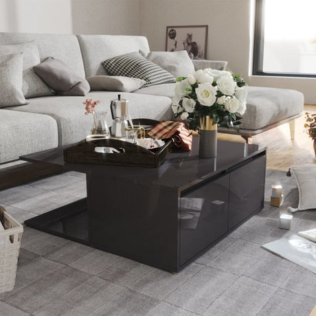 Coffee Table 80X80X31 Cm Engineered Wood