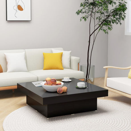 Coffee Table 90X90X28 Cm Engineered Wood