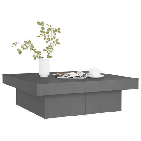 Coffee Table 90X90X28 Cm Engineered Wood