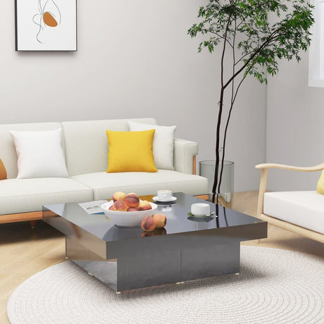 Coffee Table 90X90X28 Cm Engineered Wood