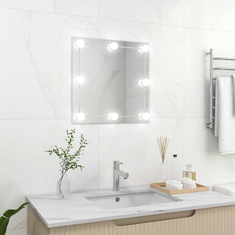 Wall Mirror Square Glass