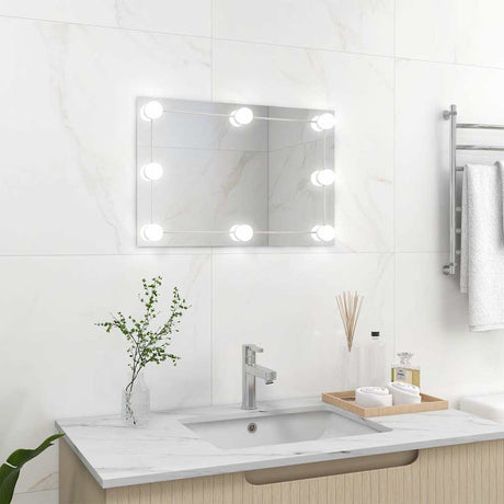Wall Mirror Square Glass