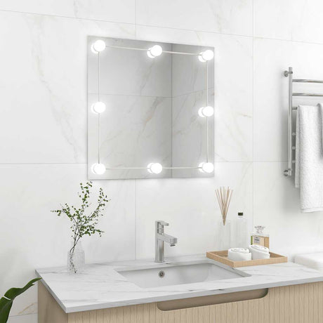 Wall Mirror Square Glass