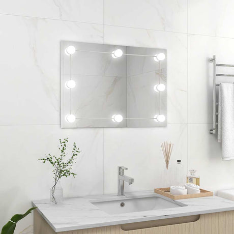 Wall Mirror Square Glass