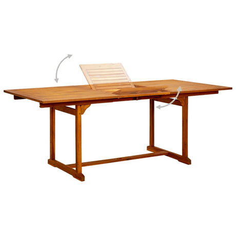 5 Piece Garden Dining Set Solid Wood Acacia