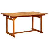 5 Piece Garden Dining Set Solid Wood Acacia