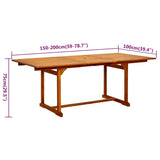 5 Piece Garden Dining Set Solid Wood Acacia