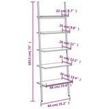 5-Tier Leaning Shelf 64X34X