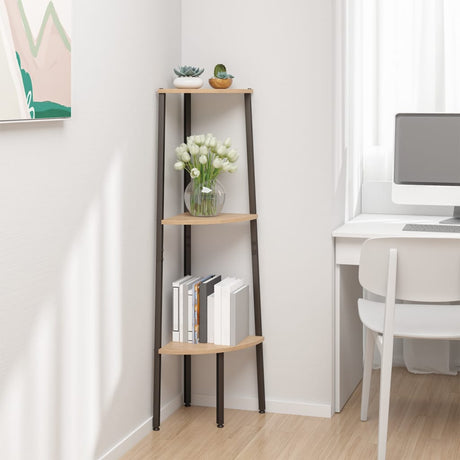 3-Tier Corner Shelf And Black 45.5X31.5X