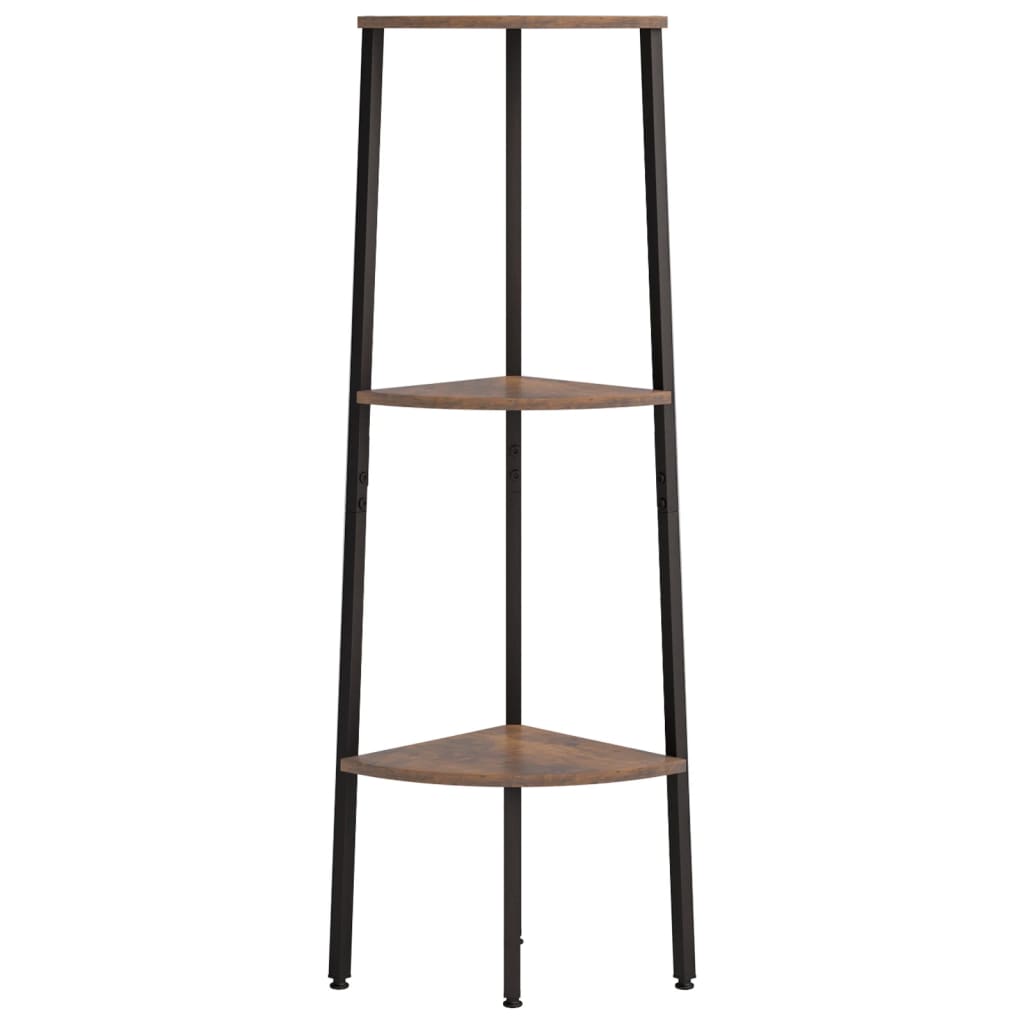 3-Tier Corner Shelf And Black 45.5X31.5X