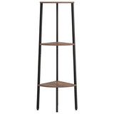 3-Tier Corner Shelf And Black 45.5X31.5X