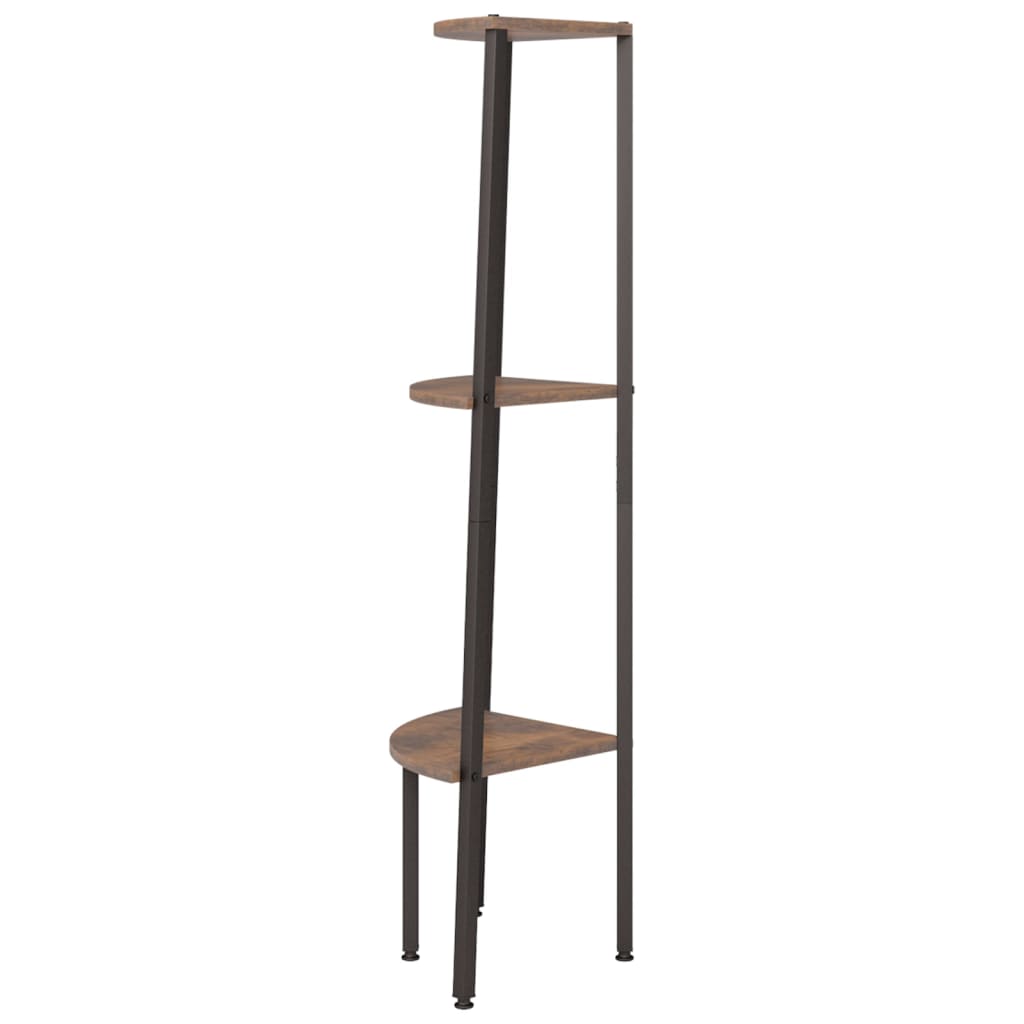 3-Tier Corner Shelf And Black 45.5X31.5X