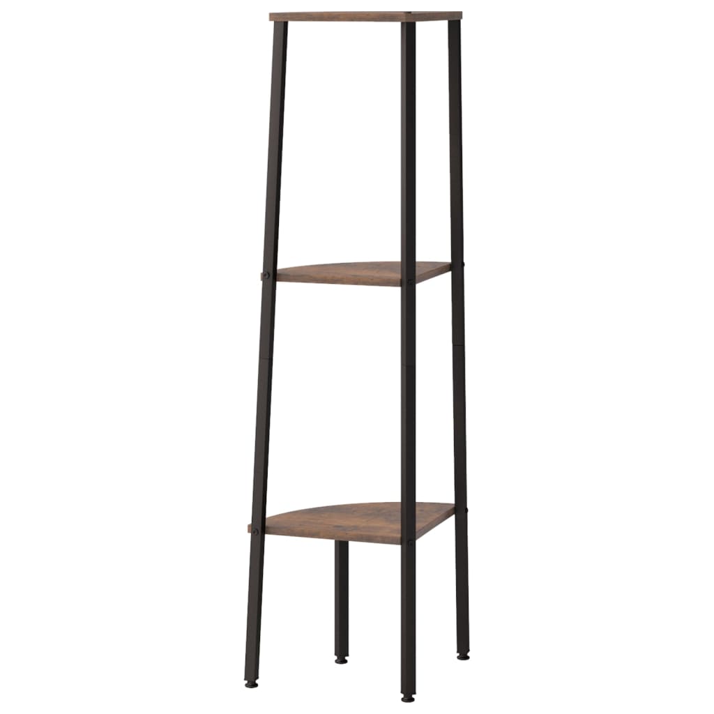 3-Tier Corner Shelf And Black 45.5X31.5X