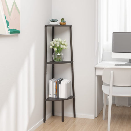 3-Tier Corner Shelf And Black 45.5X31.5X
