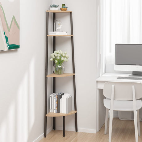 3-Tier Corner Shelf And Black 45.5X31.5X