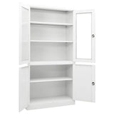 Office Cabinet 90X40X180 Cm Steel