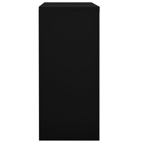 Office Cabinet With Sliding Door 90X40X90 Cm Steel