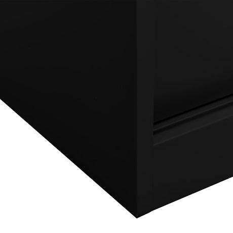 Office Cabinet With Sliding Door 90X40X90 Cm Steel