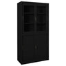 Office Cabinet With Sliding Door 90X40X180 Cm Steel