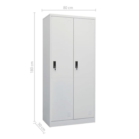 Wardrobe 80X50X180 Cm Steel