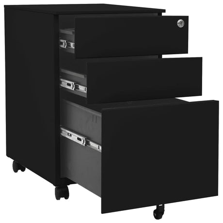 Mobile File Cabinet 39X45X60 Cm Steel
