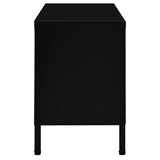Tv Cabinet 90X30X44 Cm Steel And Glass