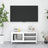 Tv Cabinet 90X30X44 Cm Steel And Glass