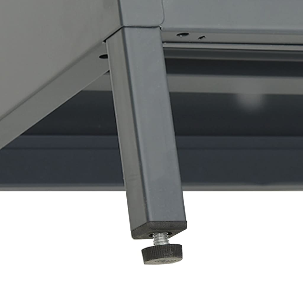 Tv Cabinet 105X35X52 Cm Steel And Glass