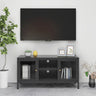 Tv Cabinet 105X35X52 Cm Steel And Glass