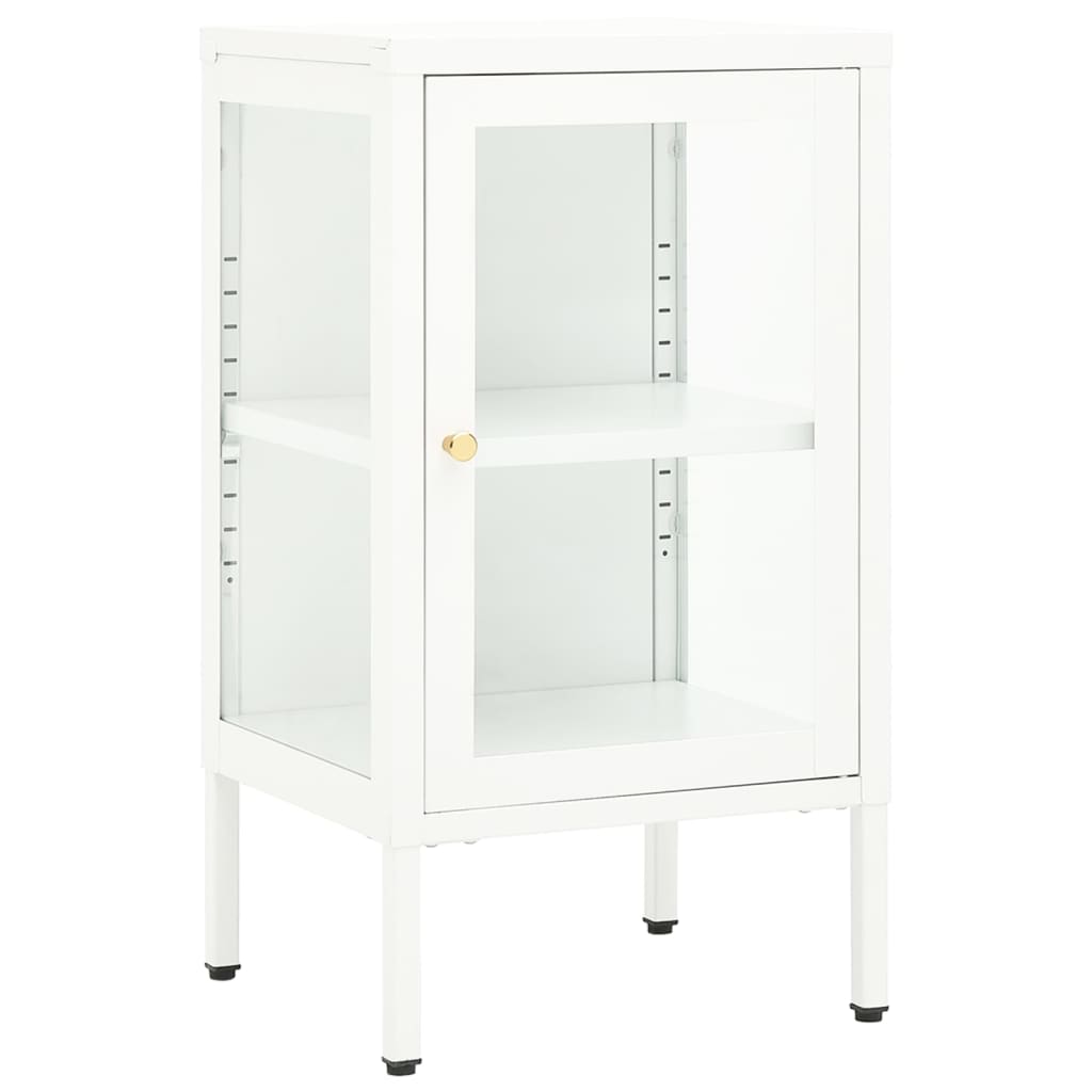 Sideboard 38X35X70 Cm Metal And Glass