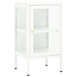 Sideboard 38X35X70 Cm Metal And Glass