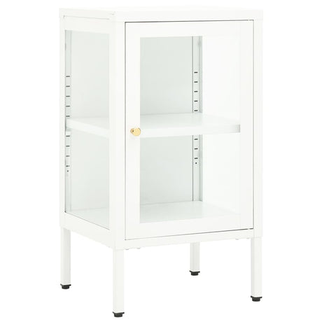 Sideboard 38X35X70 Cm Metal And Glass
