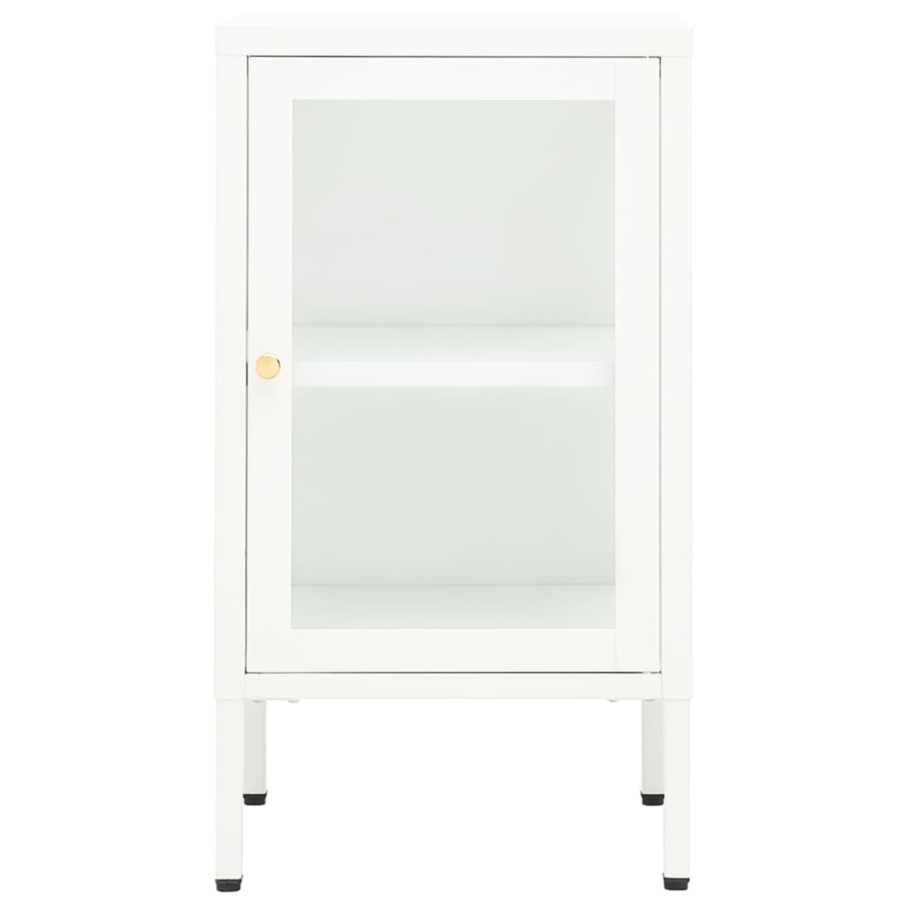 Sideboard 38X35X70 Cm Metal And Glass