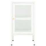 Sideboard 38X35X70 Cm Metal And Glass