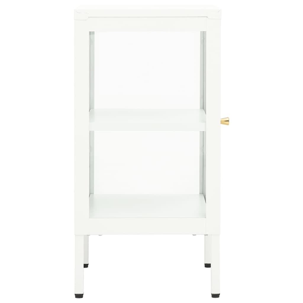 Sideboard 38X35X70 Cm Metal And Glass
