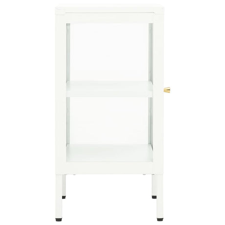 Sideboard 38X35X70 Cm Metal And Glass