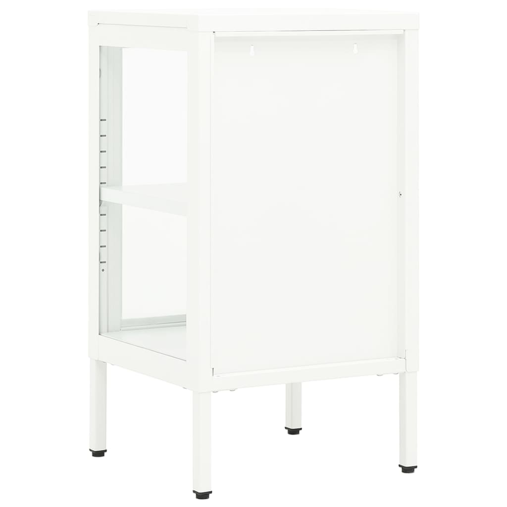 Sideboard 38X35X70 Cm Metal And Glass